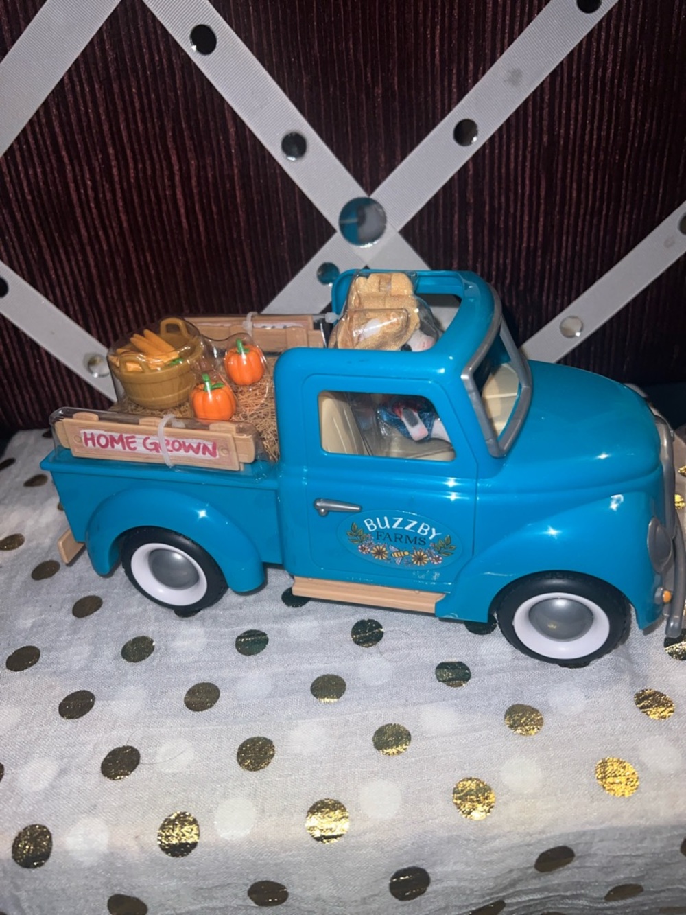 Blue Toy Family Van with Accessories - Kids Toys